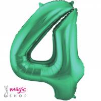 Zelen balon velika številka 4