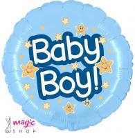 Balon Baby boy zvezdice 45 cm